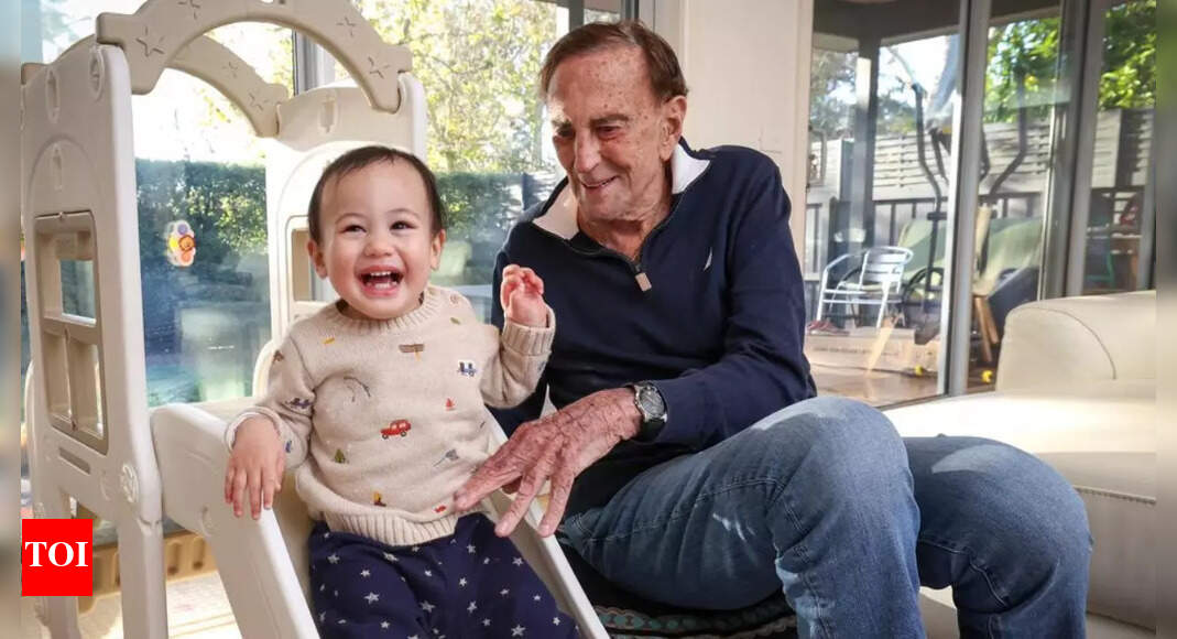 Dad at 92! Melbourne man welcomes newborn with his young wife | – The Times of India