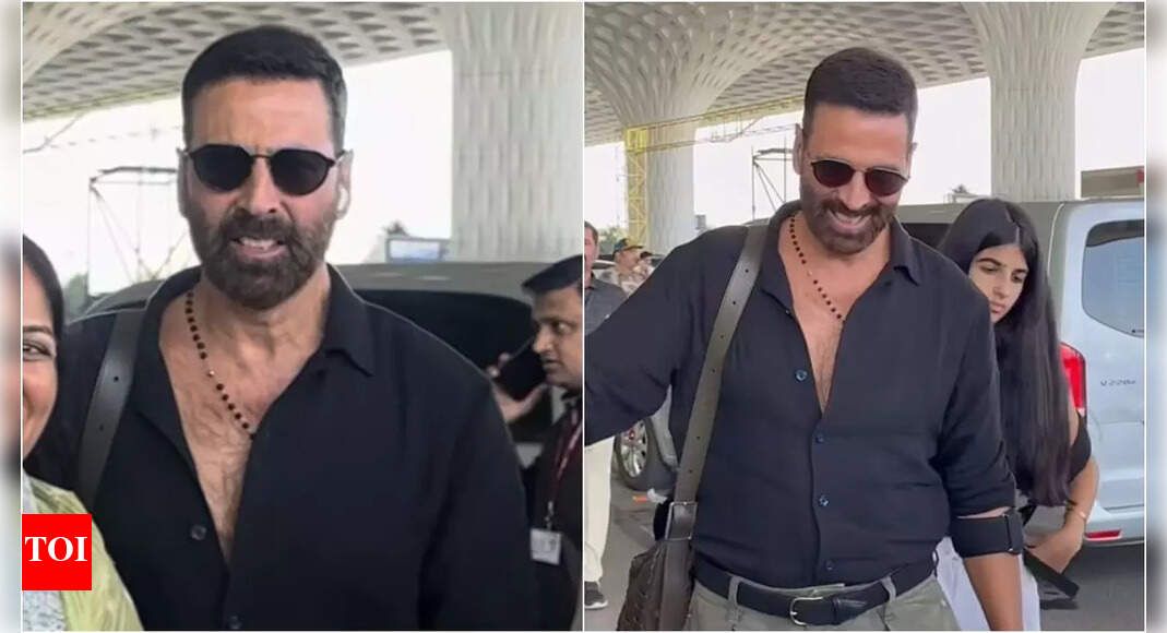 'Haath niche': Akshay Kumar reprimands a fan while clicking selfie at the airport - Watch