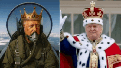 ‘No Kings’ protests erupt! Trump hits back with AI video of himself flying fighter jet — Watch