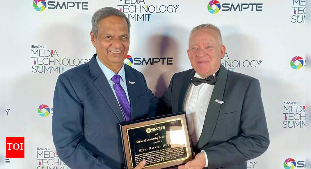 Film technologist Ujwal N. Nirgudkar received Citation Award from Society of Motion Pictures and Television Engineers