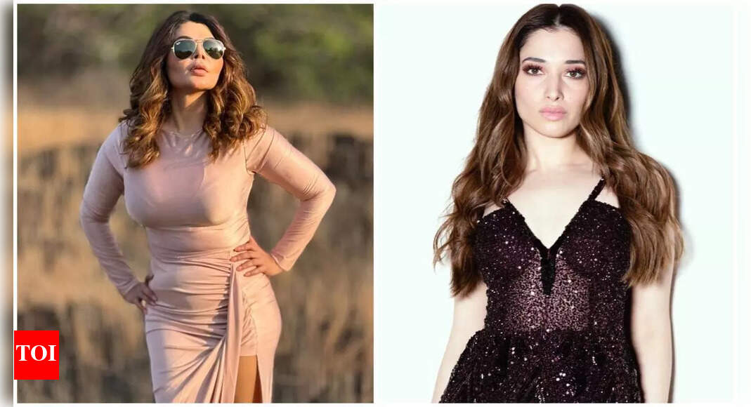 Rakhi Sawant takes a dig at Tamannaah Bhatia’s item songs, says ‘Inka heroine mein career nahi chala’