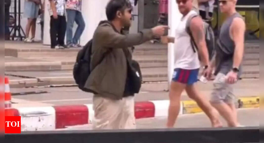 <div>'Fraudulent Gujjus': Major online shaming after Bangkok Police arrests Indian man who was threatening people with pistol-lighter, hurling abuses</div>