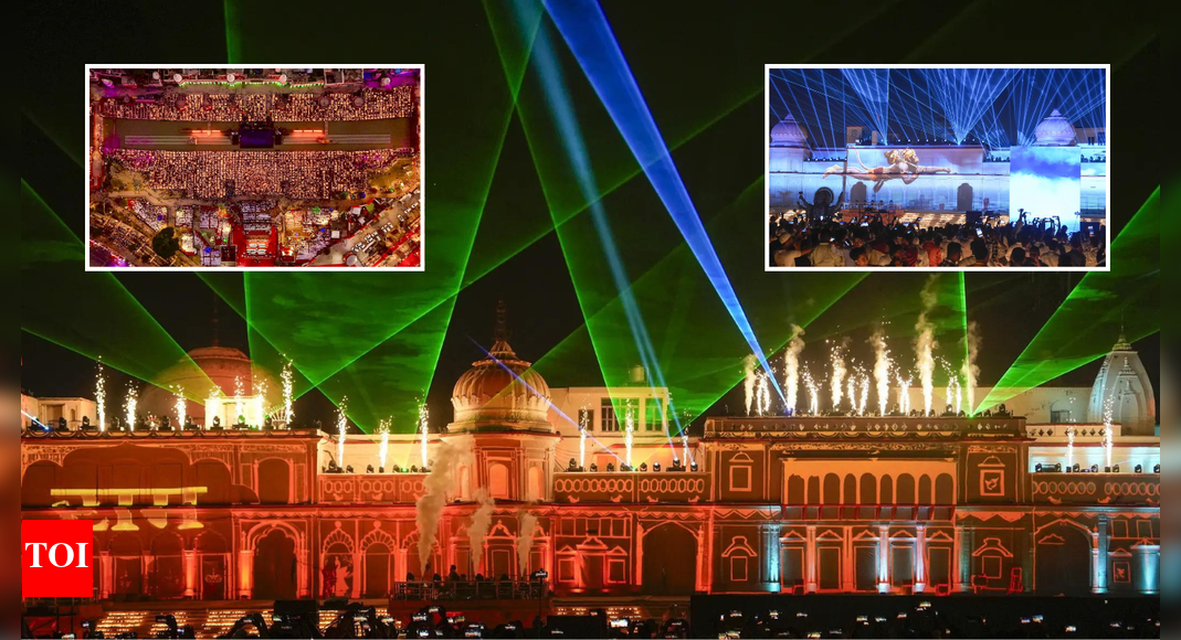 Ayodhya Deepotsav 2025: Millions of diyas illuminate the city of Lord Ram; new world record set