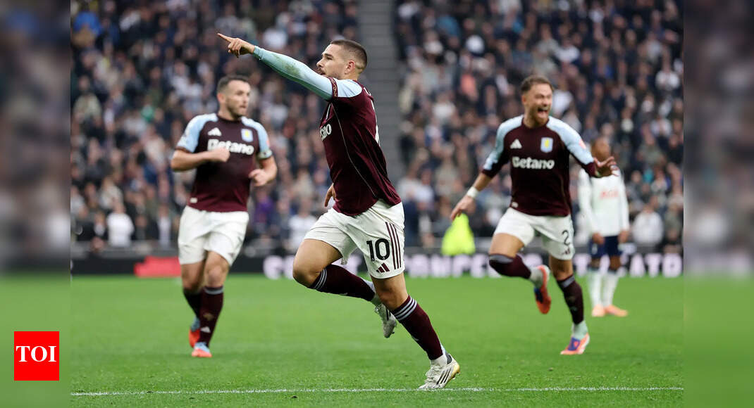 Premier League: Goals from Morgan Rogers and Emiliano Buendia sink Tottenham at home