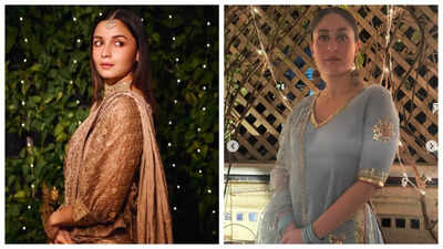  Alia Bhatt and Kareena Kapoor Khan show off their party-ready outfits - PICS