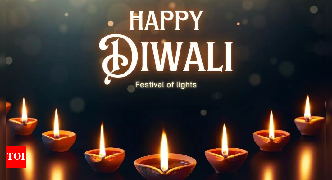 Diwali  Wishes & Quotes: 85+ Happy Diwali messages, greetings, wishes and quotes to spread joy and light in 2025 | – The Times of India