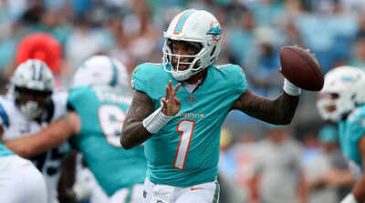 IG/X) Horrifying performance leads to Tua Tagovailoa benching as Quinn Ewers debuts for Dolphins