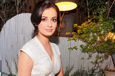 Dia Mirza at Fio Country Kitchen and Bar in Delhi