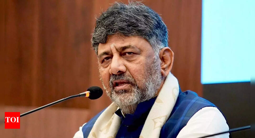 DK Shivakumar hits back at corporate honchos over Bengaluru infrastructure DK Shivakumar hits back at corporate honchos over Bengaluru infrastructure
