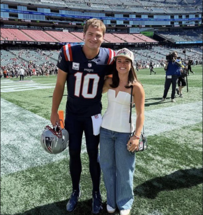 Drake Maye's wife, Ann Michael, steals the spotlight from Stefon Diggs at  Patriots' O-Line dinner | NFL News - The Times of India