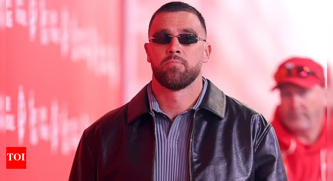 Travis Kelce stuns Arrowhead in black leather before Raiders game with Taylor Swift attention growing