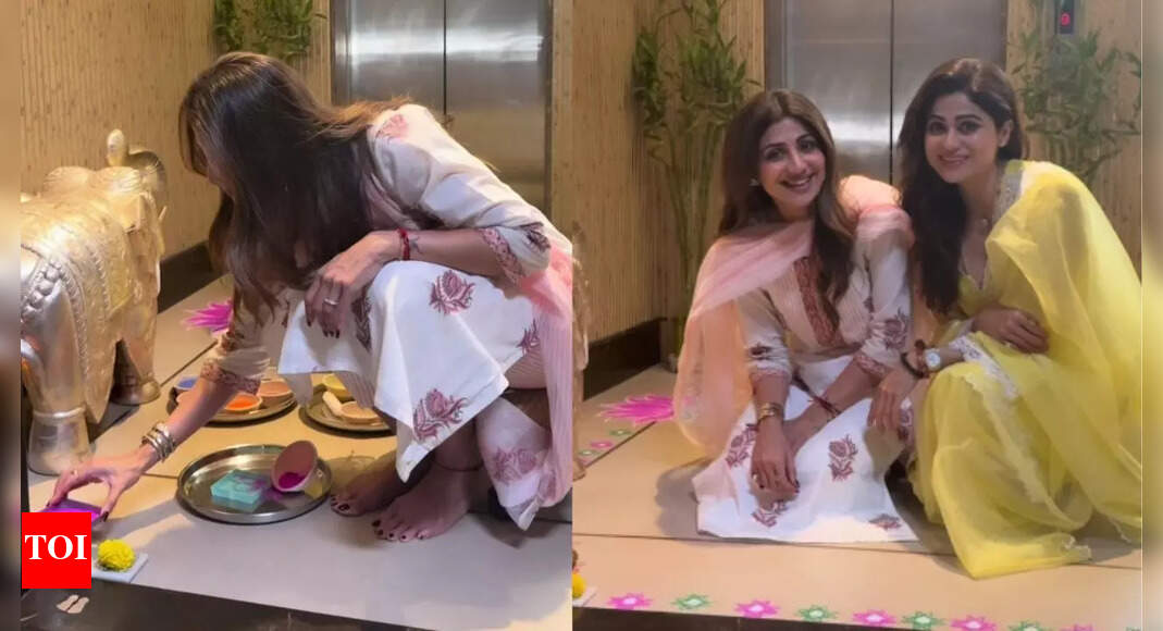 <div>Shilpa and Shamita Shetty's Diwali prep - Watch</div>