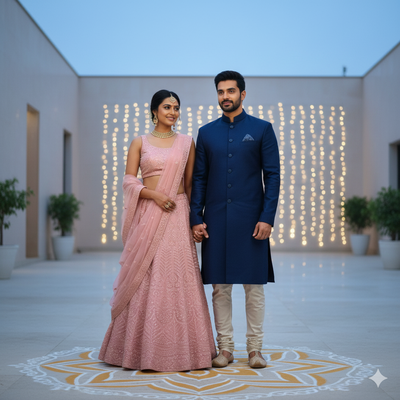  5 AI prompts to create stunning Diwali couple portraits