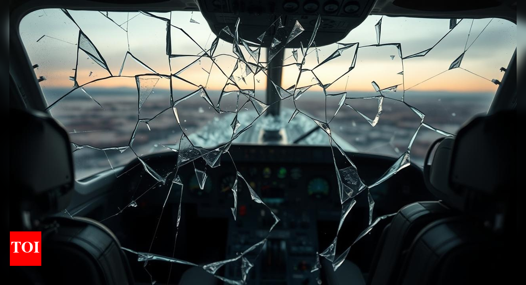 Panic at 36,000 feet: Boeing 737’s windshield cracks mid-air; space debris to blame?
