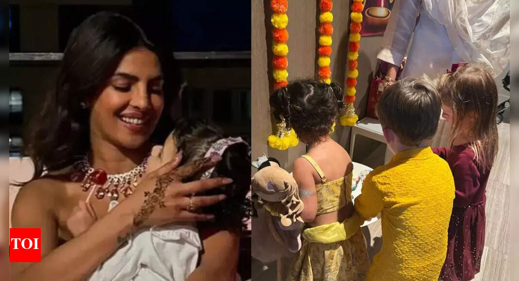‘Malti’s Diwali party was lit’: Priyanka Chopra shares adorable picture of daughter’s festive celebration | Hindi Movie News – The Times of India