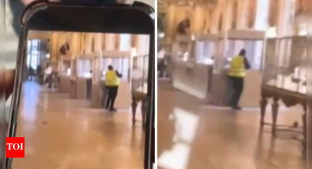 Louvre Museum heist: Viral video shows suspect cutting glass to steal crown jewels — Watch