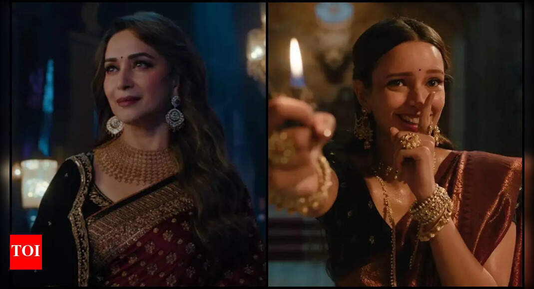 <div>Madhuri and Triptii reunite after 'Bhool Bhulaiyaa 3'</div>