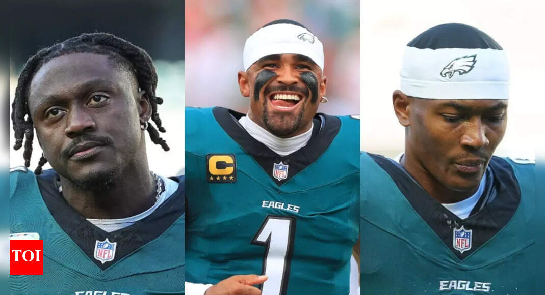 “Just throw the f*ck*ng ball”: A.J. Brown celebrates his second touchdown by supposedly ranting at Jalen Hurts