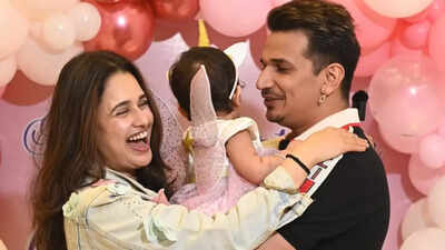Prince Narula and Yuvika Chaudhary celebrate their baby girl Ekleen’s first birthday; share cute pictures