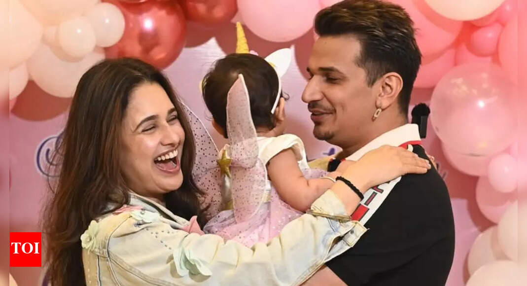 Prince Narula and Yuvika Chaudhary celebrate their baby girl Ekleen’s first birthday; share cute pictures
