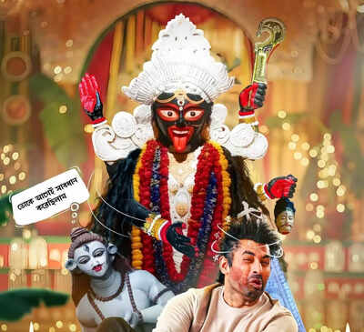 Ankush unveils new look from Nari Chorito Bejay Jotil on Kali Puja