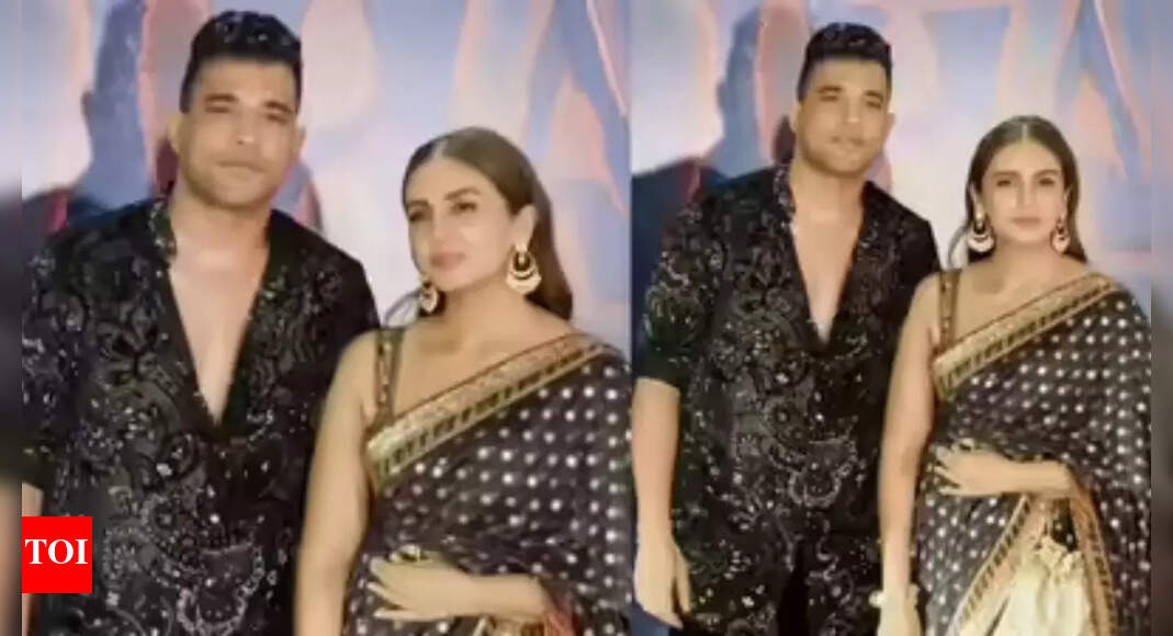 Huma Qureshi and Rachit Singh stun in ethnic outfits; spotted together at Diwali bash
