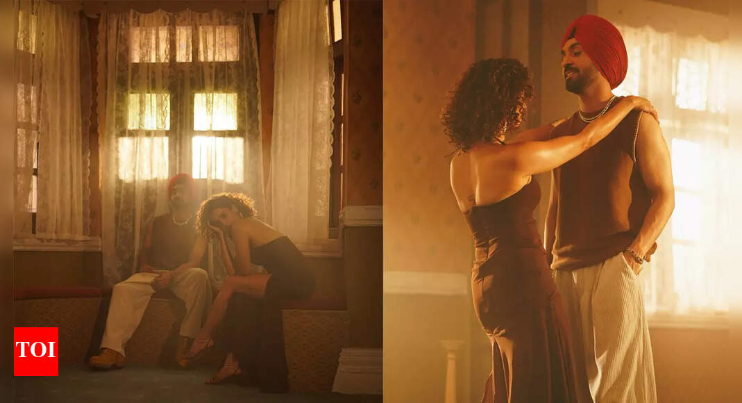 Diljit Dosanjh 'Charmer' music video featuring Sanya Malhotra from new album 'Aura' is out