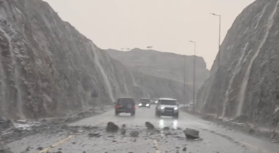 UAE faces rockfalls and road hazards after heavy rains in eastern region