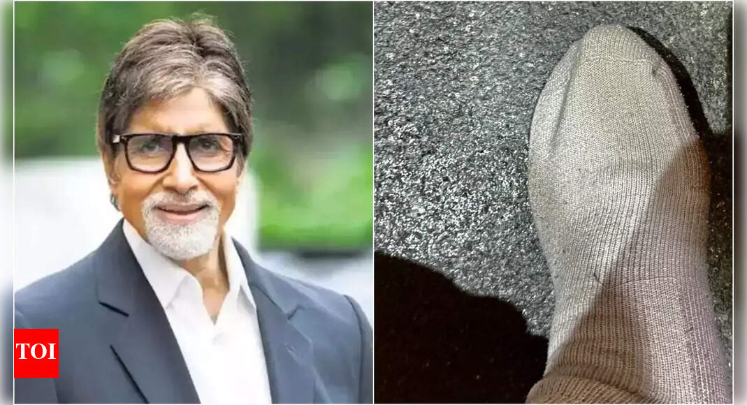 'Socks over iPhone': Amitabh Bachchan's 5 am post leaves netizens confused