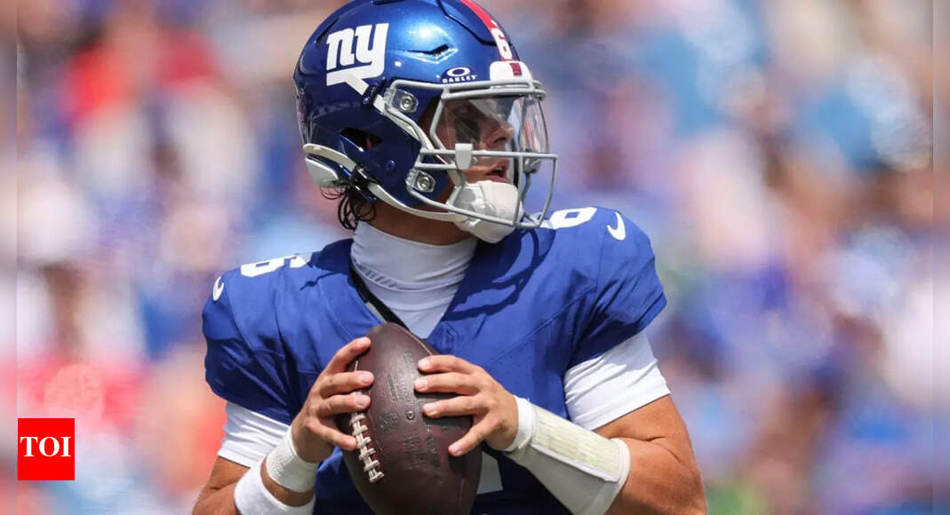 'That sh*t’s unacceptable': New York Giants quarterback Jaxson Dart reacts to game-changing interception in shocking loss to Denver Broncos