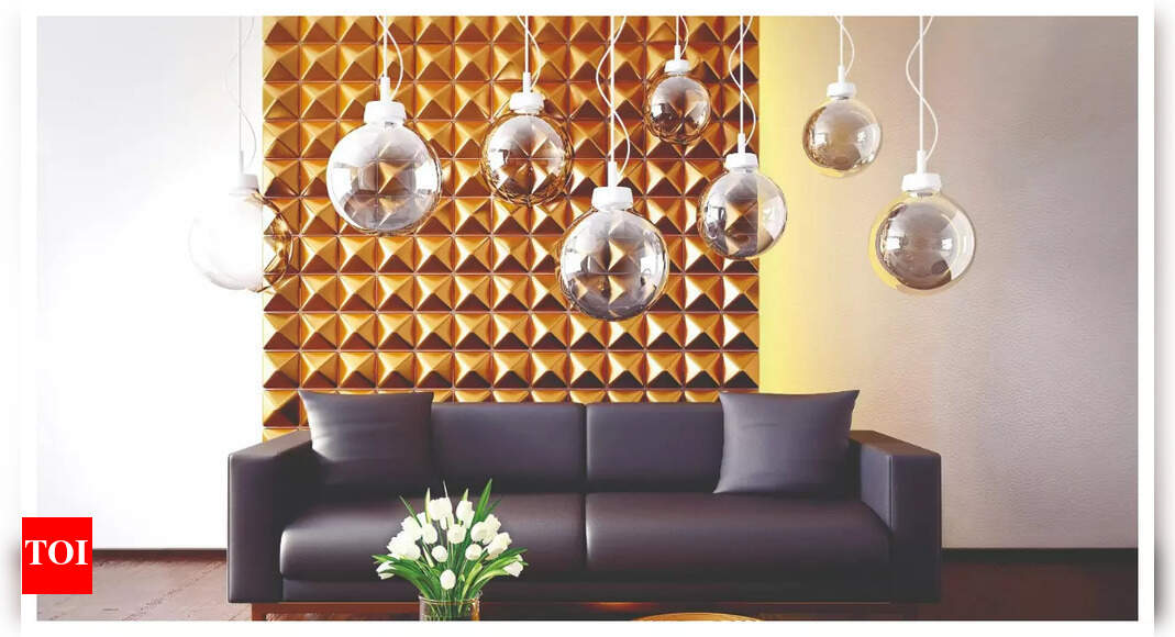 Lamps, mirrors: Add a touch of gold to your home this festive season