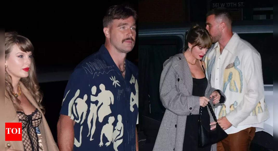 ‘The sky’s the limit, baby’: Travis Kelce’s warning after Chiefs’ win has Taylor Swift celebrating by his side
