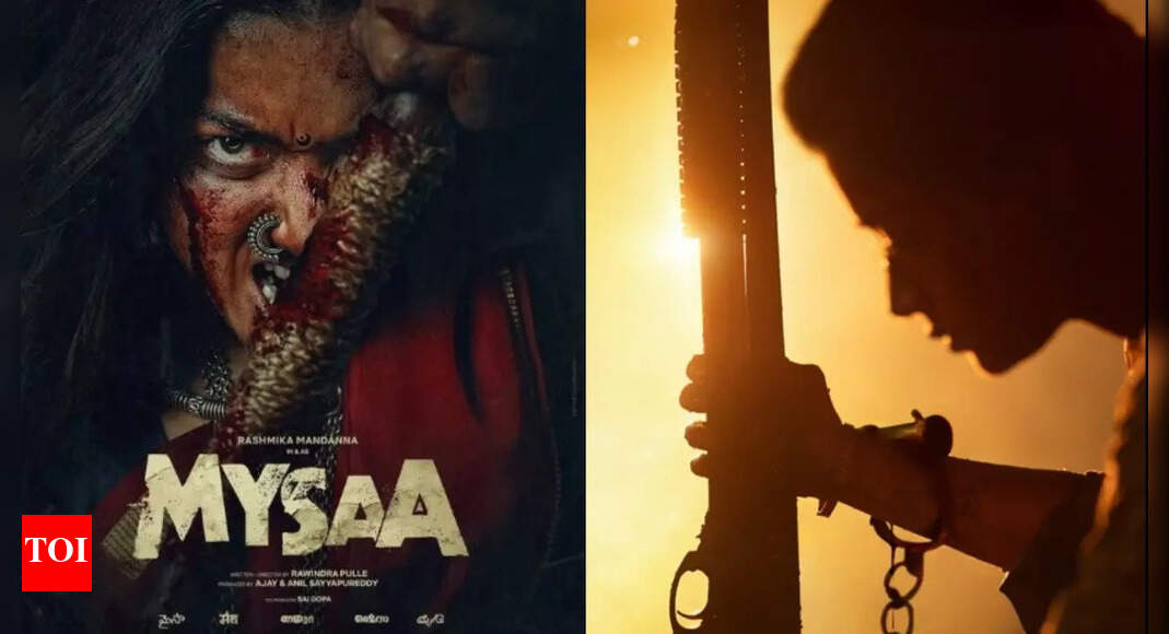 'Mysaa' new poster: Rashmika Mandanna's fierce look is the 'calm before the storm'