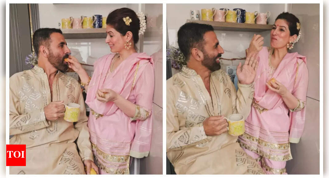 Akshay Kumar and Twinkle Khanna celebrate Diwali in London: ‘All dressed up with no mithai’ | – The Times of India
