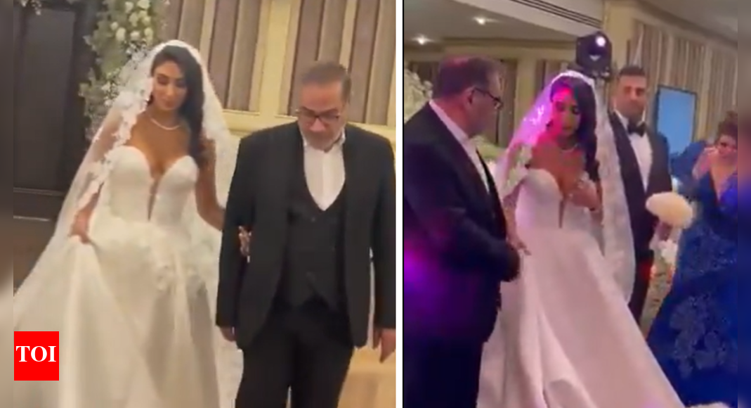<div>Iranian leader who led hijab crackdown slammed after daughter’s 'strapless' wedding dress goes viral: 'Display of hypocrisy'</div>