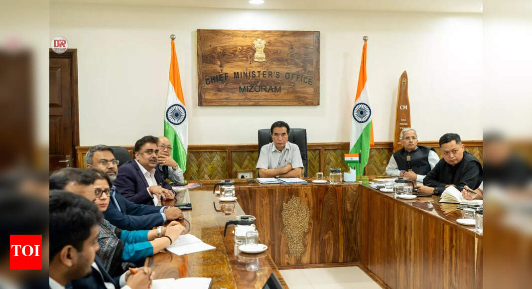 Mizoram CM meets representatives of IPE Global to develop first planned city in state