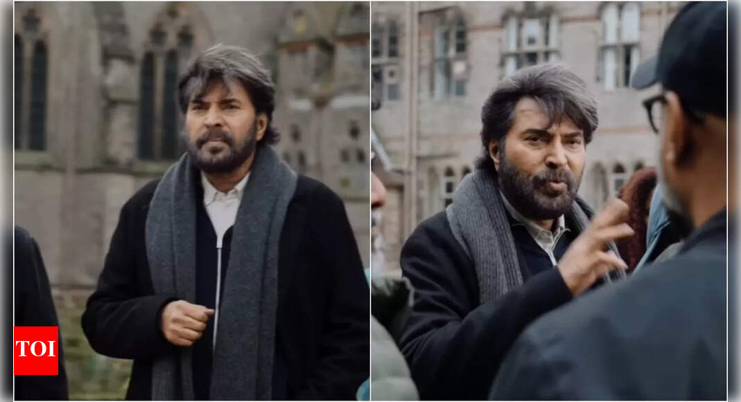'Patriot': Mammootty steals the show in London BTS; Fans React to his salt and pepper look