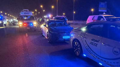 Dubai police rescue female driver after cruise control fails on emirates road