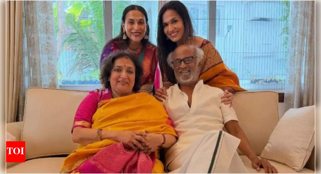 Rajinikanth marks Diwali with loved ones; shares rare family pics - Check out