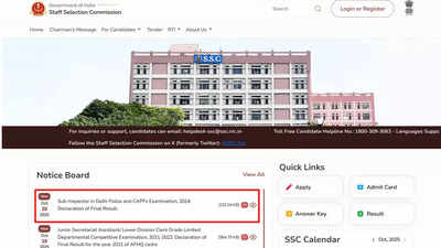  Check cut off marks and recommended list for Delhi Police and CAPFs here
