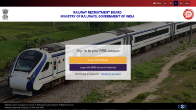 Registration begins for 5,810 posts at rrbapply.gov.in, check direct link here