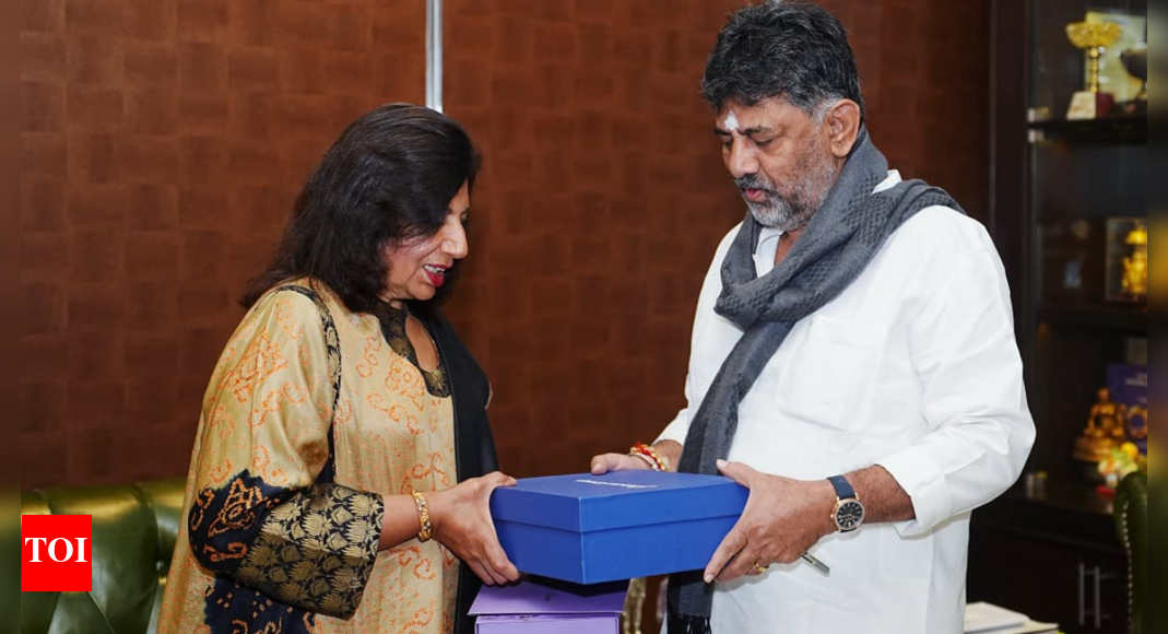 Bengaluru infrastructure row: Kiran Mazumdar-Shaw meets deputy CM D K Shivakumar; discusses growth, innovation