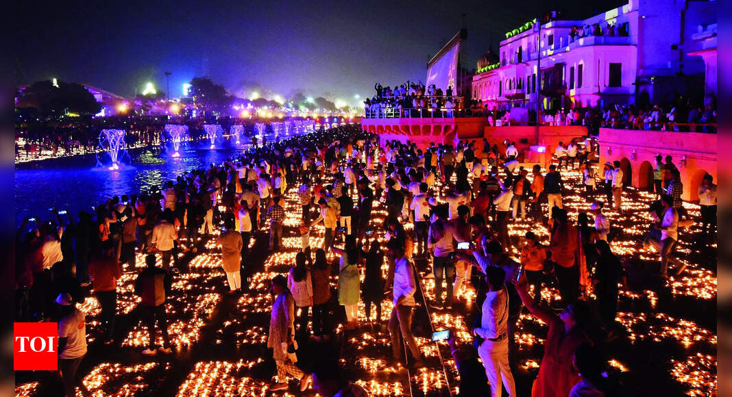 Ayodhya Deepotsav 2025:  Festival sets Guinness world Record by lighting 26 lakh diyas on city's ghats