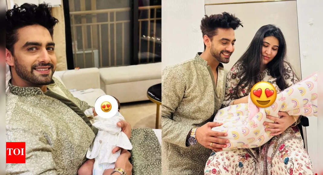 Rohit Purohit and wife Sheena Bajaj shares unseen pictures from their first Diwali celebration with the newly born