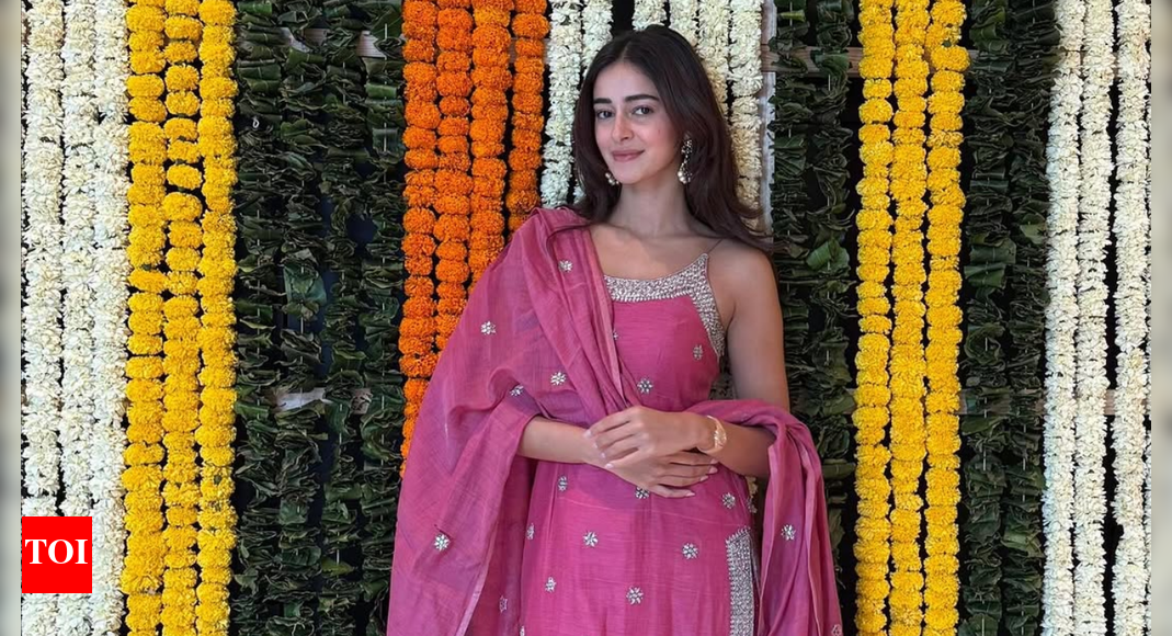 Ananya Panday flexes her mother’s vintage Rohit Bal outfit and it’s giving heirloom haute couture energy!