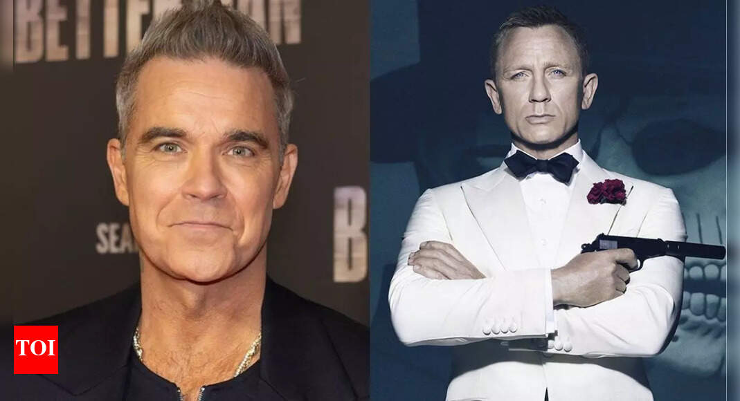 Robbie Williams jokes he's 'officially removing' himself from the James Bond running