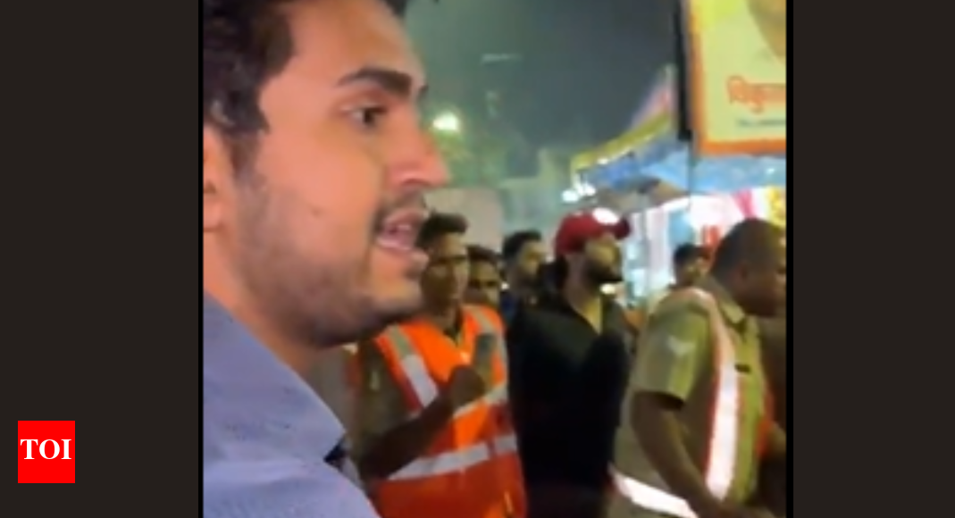 'Tomar bhaiya hai mera': UP man abuses driver as cops look on; Cong links him to BJP