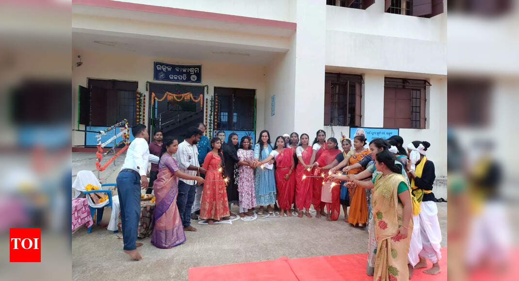 Gajapati district administration brings joy to orphaned children during Diwali celebration