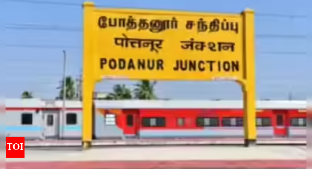 Podanur to be Coimbatore’s second largest railway station by March 2026