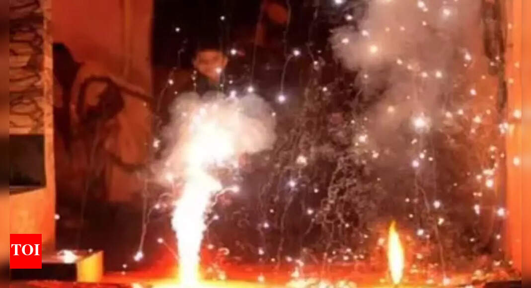 Mumbai: Noisy firecrackers rend the air; rules go up in smoke